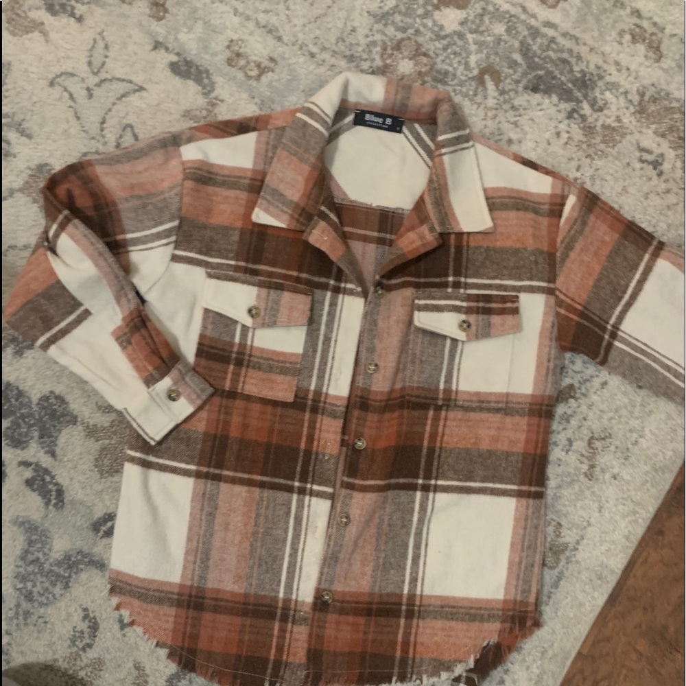 Shacket plaid